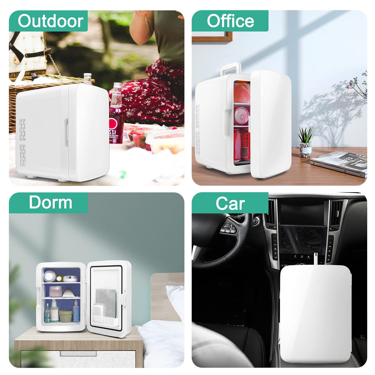 Portable Mini Fridge & Warmer 10L