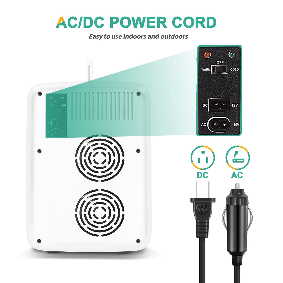 Portable Mini Fridge & Warmer 10L